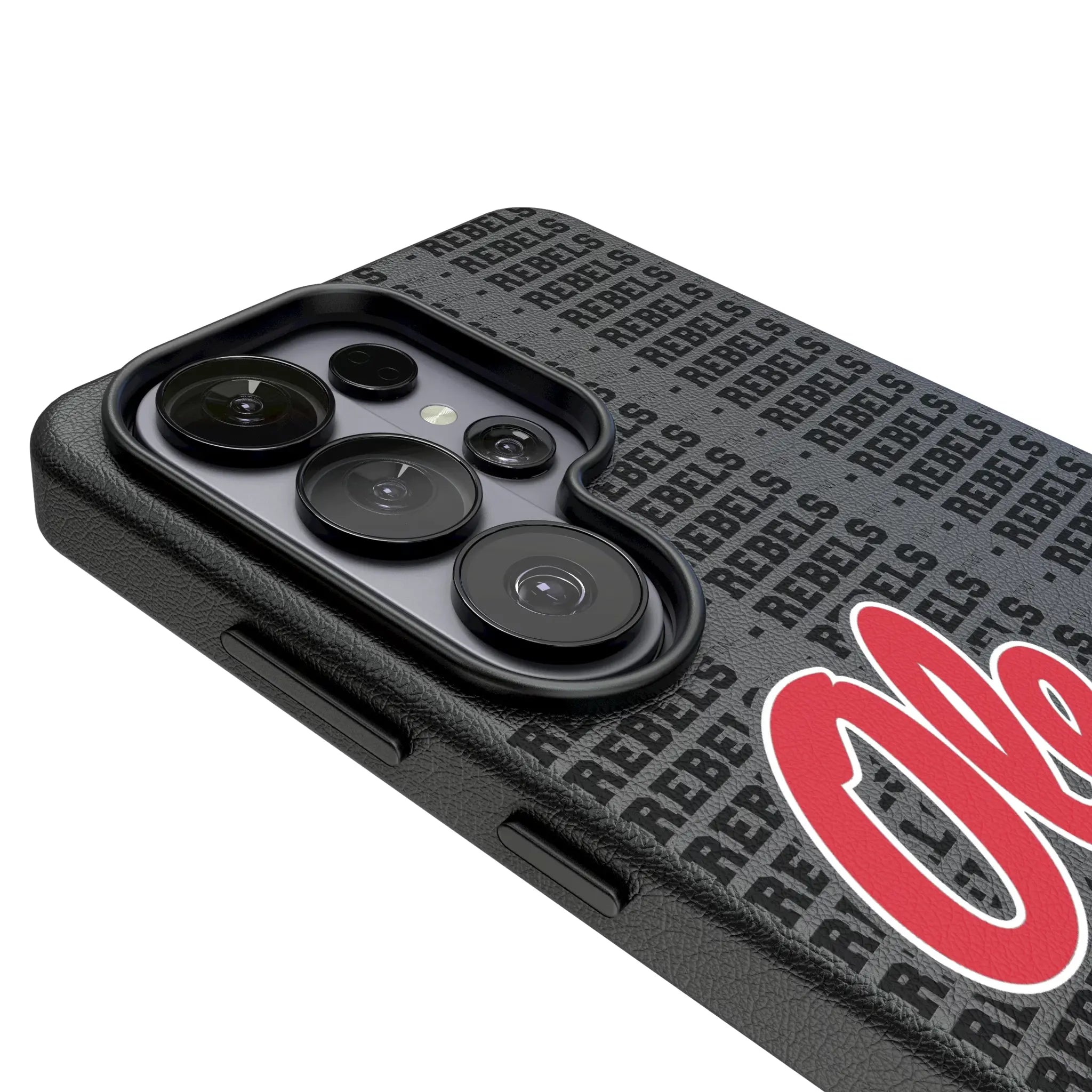 University of Mississippi Rebels Text Backdrop MagSafe Compatible Phone Case for Samsung Galaxy