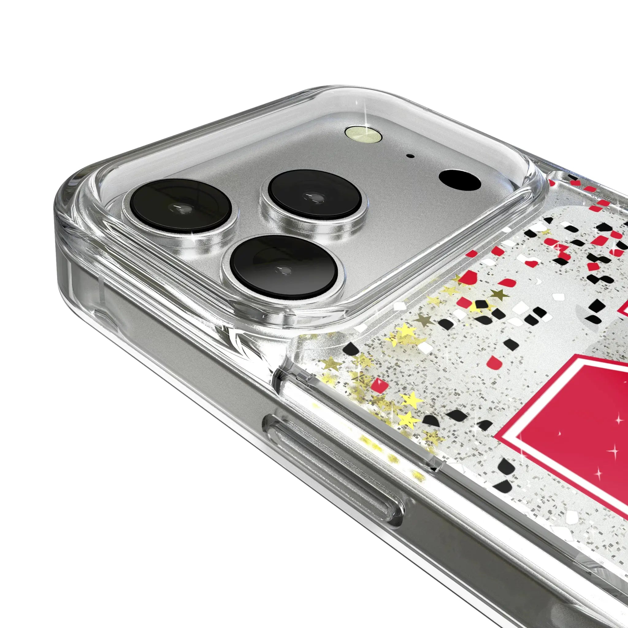 University of Nebraska Huskers Block N Confetti Glitter Phone Case