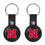 University of Nebraska Huskers Block N Insignia Black Airtag Holder 2-Pack
