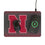 University of Nebraska Huskers Block N Linen 15-Watt Wireless Charger and Mouse Pad