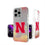 University of Nebraska Huskers Block N Linen Glitter Phone Case