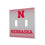 University of Nebraska Huskers Block N Linen Hidden-Screw Light Switch Plate