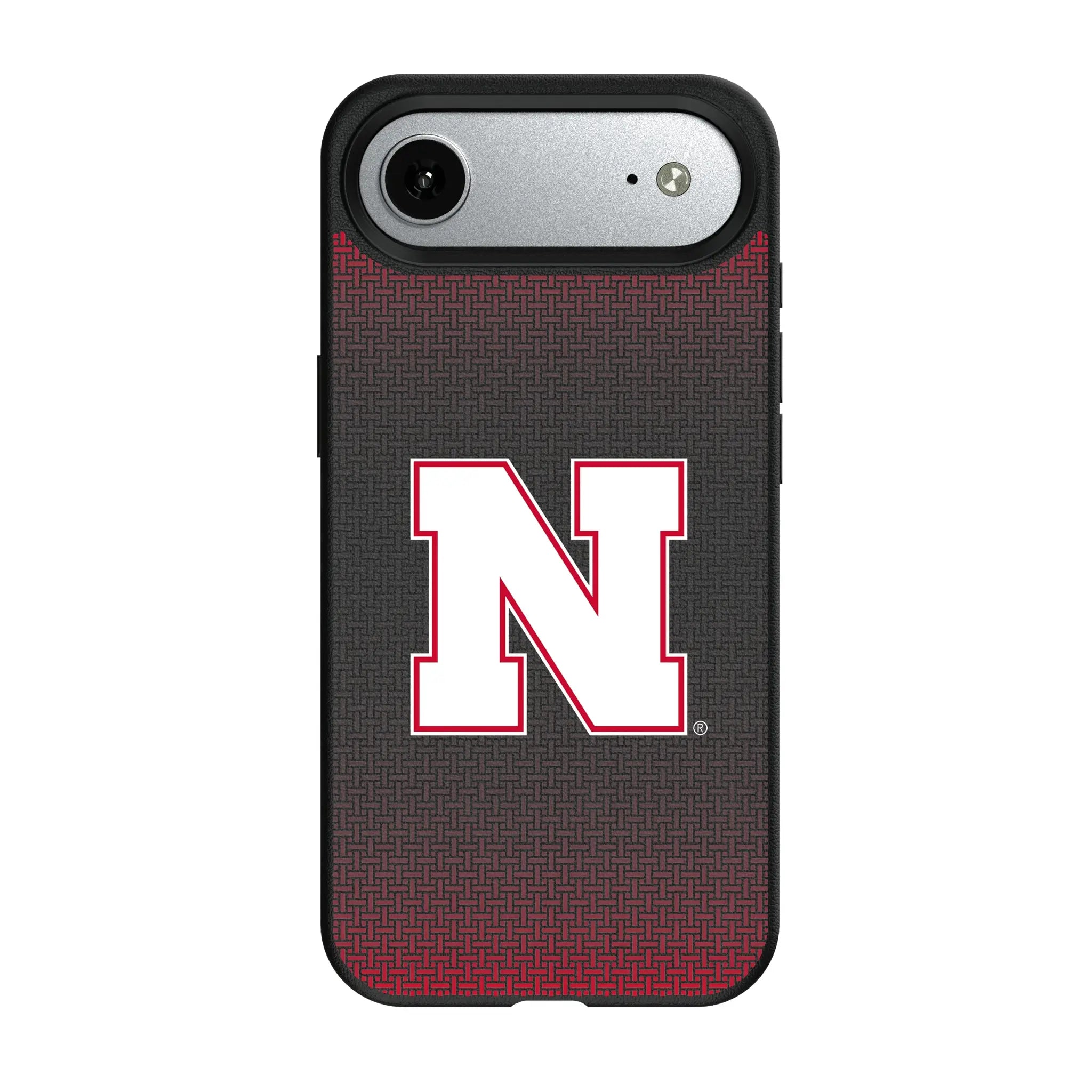 University of Nebraska Huskers Block N Linen MagSafe Compatible Phone Case for Apple iPhone