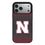 University of Nebraska Huskers Block N Linen MagSafe Compatible Phone Case for Apple iPhone