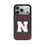 University of Nebraska Huskers Block N Linen MagSafe Compatible Phone Case for Apple iPhone