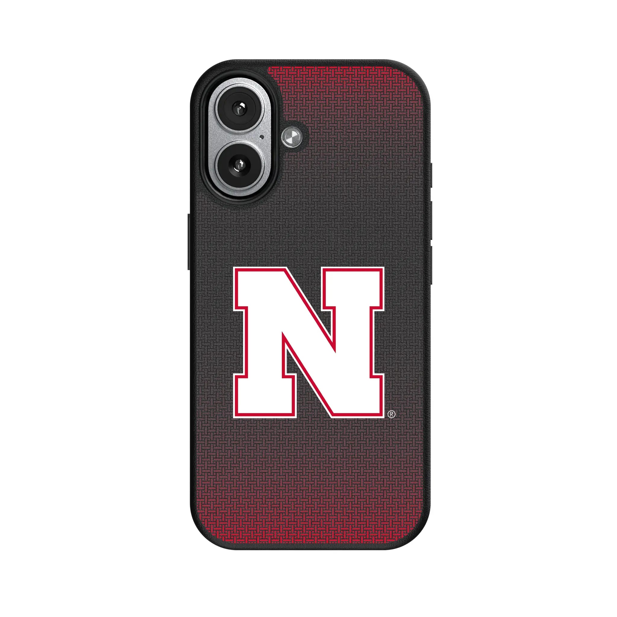 University of Nebraska Huskers Block N Linen MagSafe Compatible Phone Case for Apple iPhone