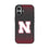 University of Nebraska Huskers Block N Linen MagSafe Compatible Phone Case for Apple iPhone