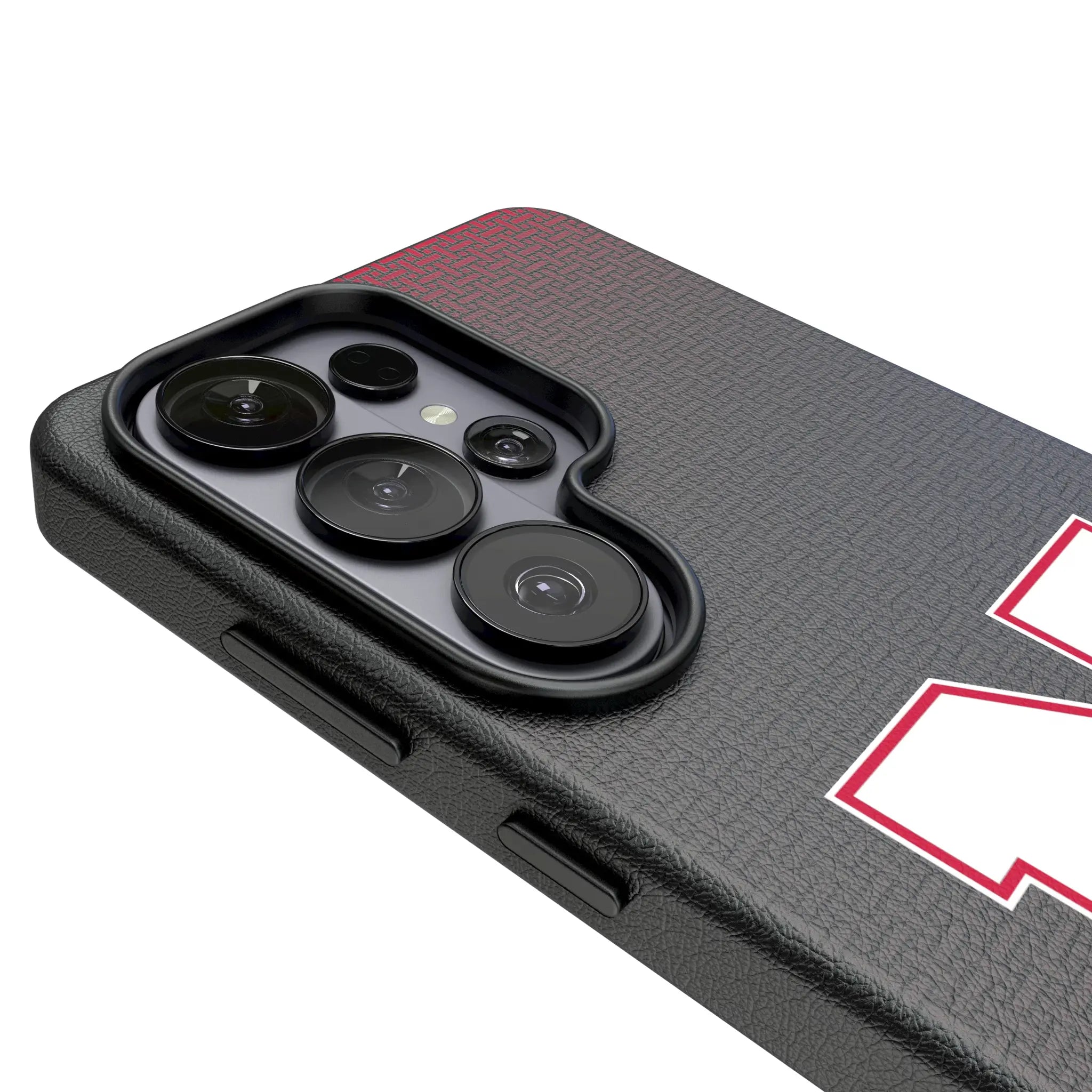 University of Nebraska Huskers Block N Linen MagSafe Compatible Phone Case for Samsung Galaxy