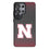 University of Nebraska Huskers Block N Linen MagSafe Compatible Phone Case for Samsung Galaxy