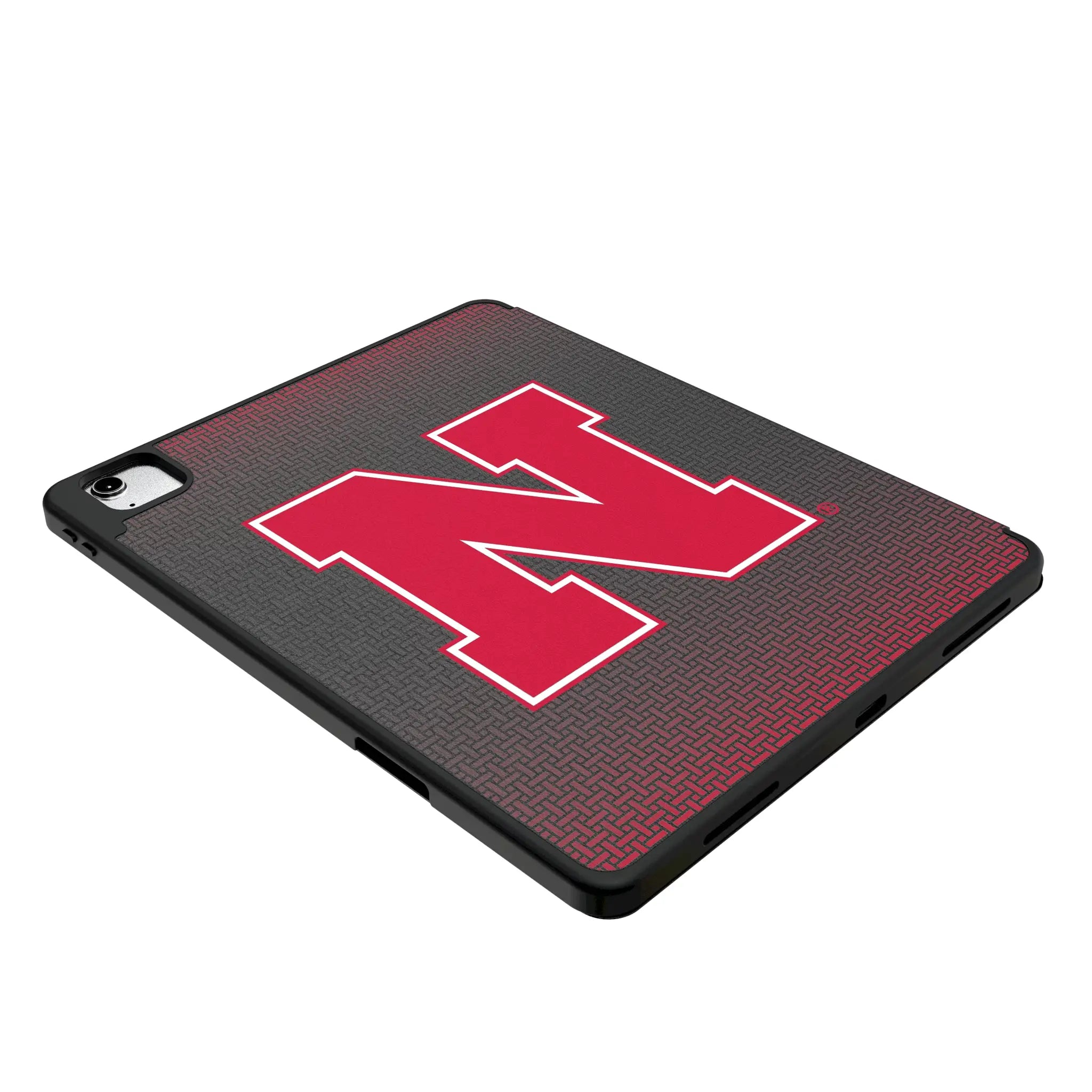 University of Nebraska Huskers Block N Linen Tablet Case for Apple iPad
