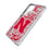 University of Nebraska Huskers Block N Paisley Clear Phone Case for Samsung Galaxy
