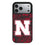 University of Nebraska Huskers Block N Paisley MagSafe Compatible Phone Case for Apple iPhone