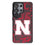 University of Nebraska Huskers Block N Paisley MagSafe Compatible Phone Case for Samsung Galaxy