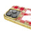 University of Nebraska Huskers Block N Plaid Bling Phone Case