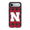 University of Nebraska Huskers Block N Plaid MagSafe Compatible Phone Case for Apple iPhone