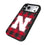 University of Nebraska Huskers Block N Plaid MagSafe Compatible Phone Case for Apple iPhone