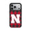 University of Nebraska Huskers Block N Plaid MagSafe Compatible Phone Case for Apple iPhone
