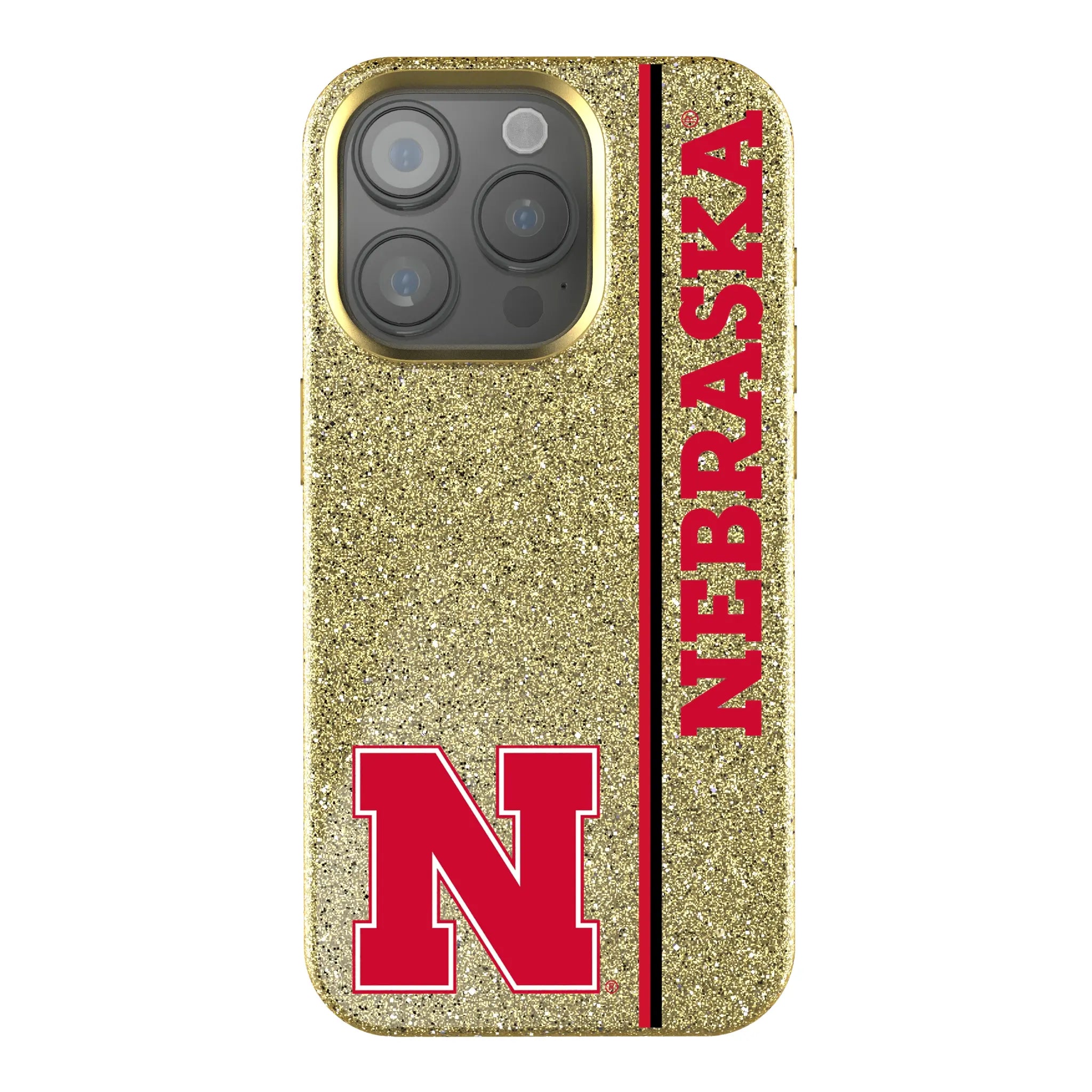 University of Nebraska Huskers Block N Sidebar Bling Phone Case