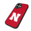 University of Nebraska Huskers Block N Solid Bump Phone Case