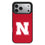 University of Nebraska Huskers Block N Solid Bump Phone Case