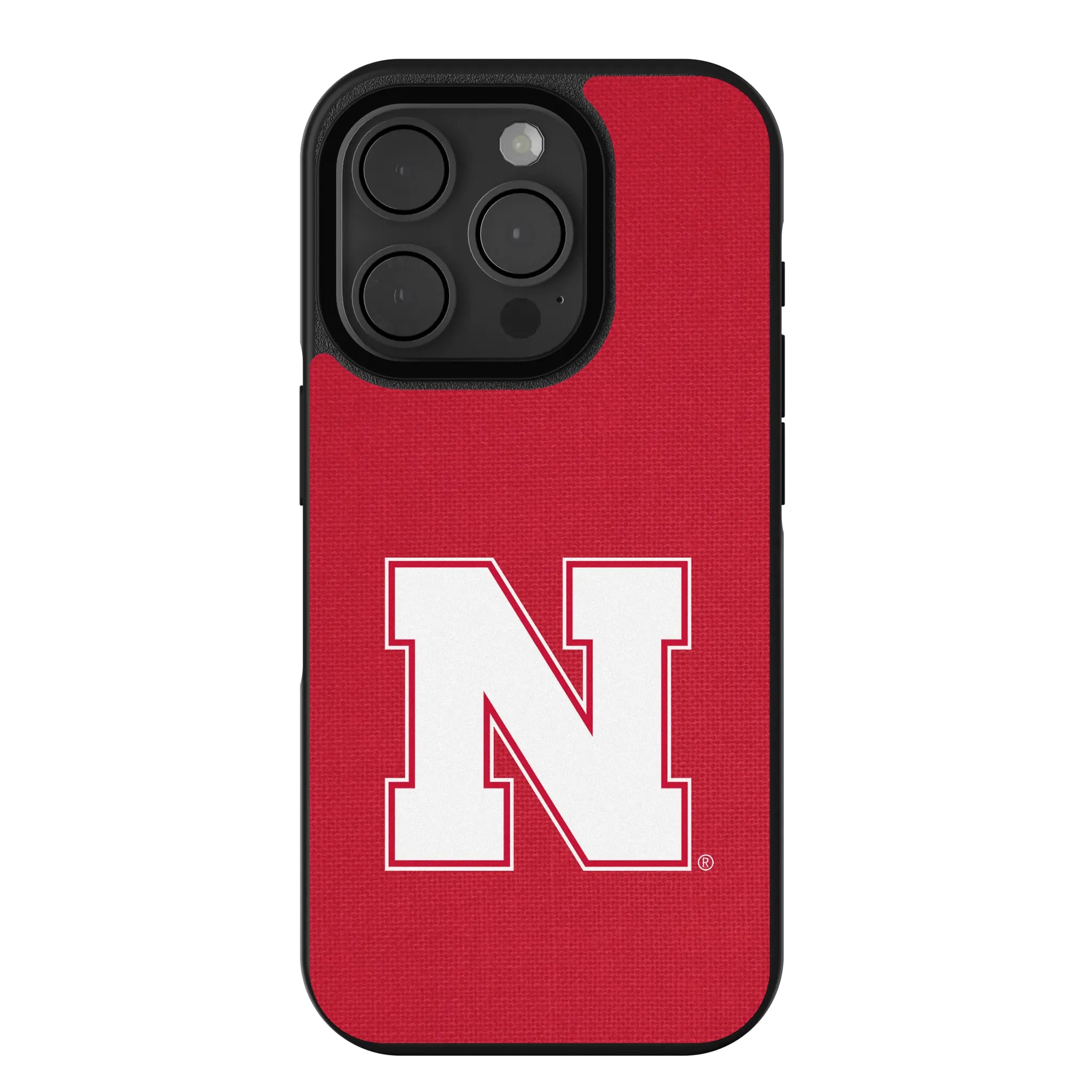 University of Nebraska Huskers Block N Solid Bump Phone Case