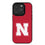 University of Nebraska Huskers Block N Solid Bump Phone Case