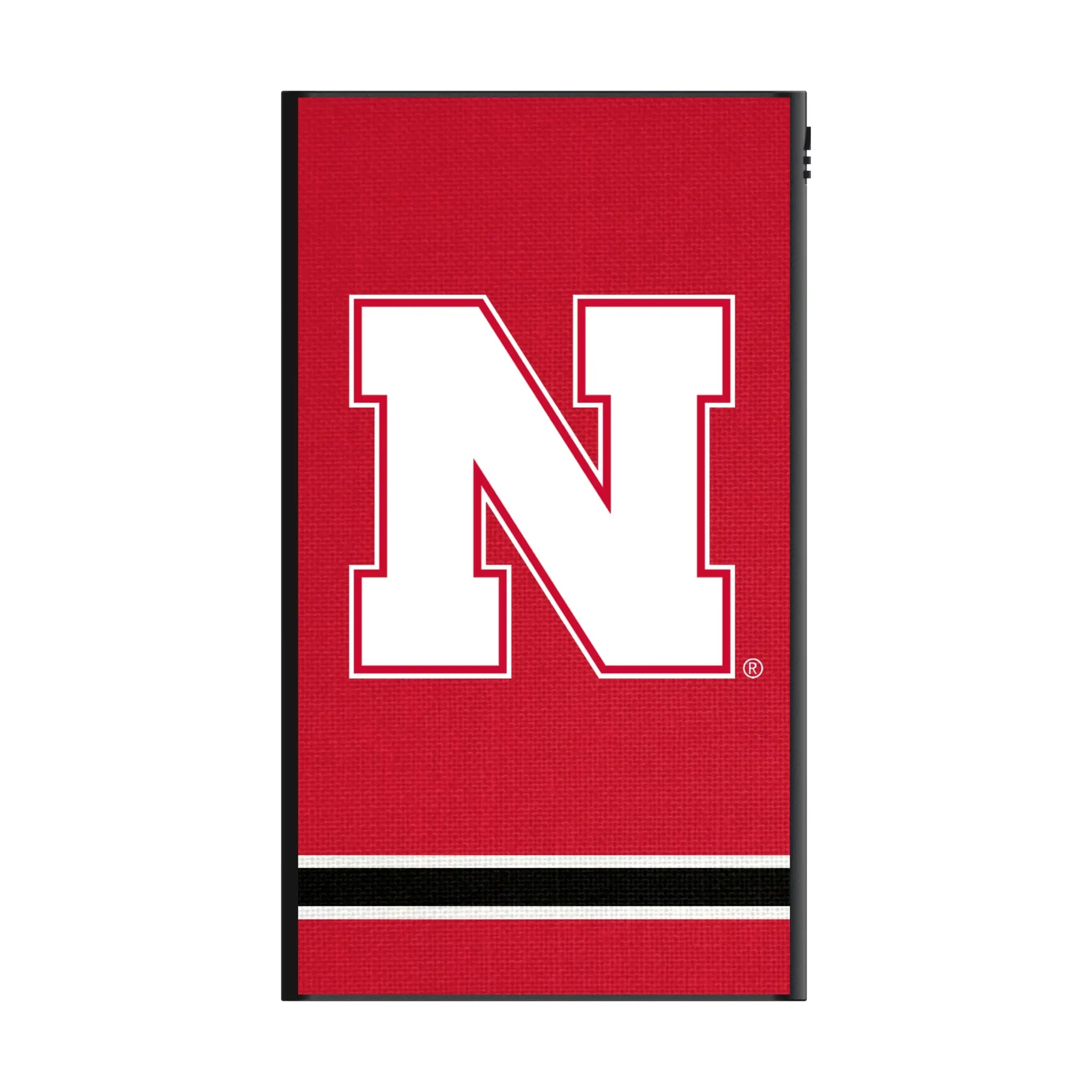 University of Nebraska Huskers Block N Stripe 5000mAh Flat Powerbank
