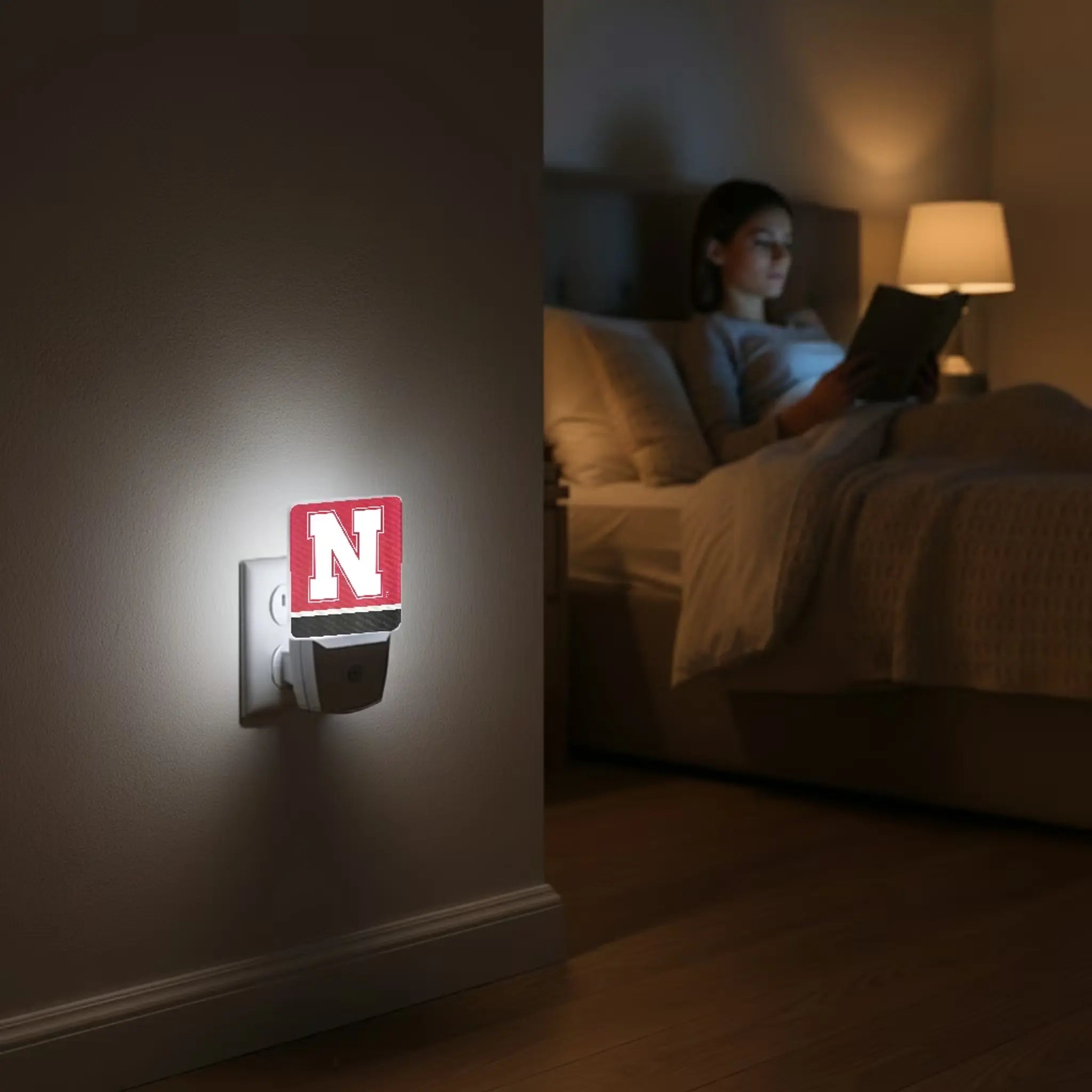 University of Nebraska Huskers Block N Stripe Night Light 2-Pack