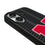 University of Nebraska Huskers Block N Text Backdrop MagSafe Compatible Phone Case for Apple iPhone