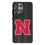 University of Nebraska Huskers Block N Text Backdrop MagSafe Compatible Phone Case for Samsung Galaxy