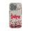 University of Nebraska Huskers Confetti Clear Phone Case for Apple iPhone