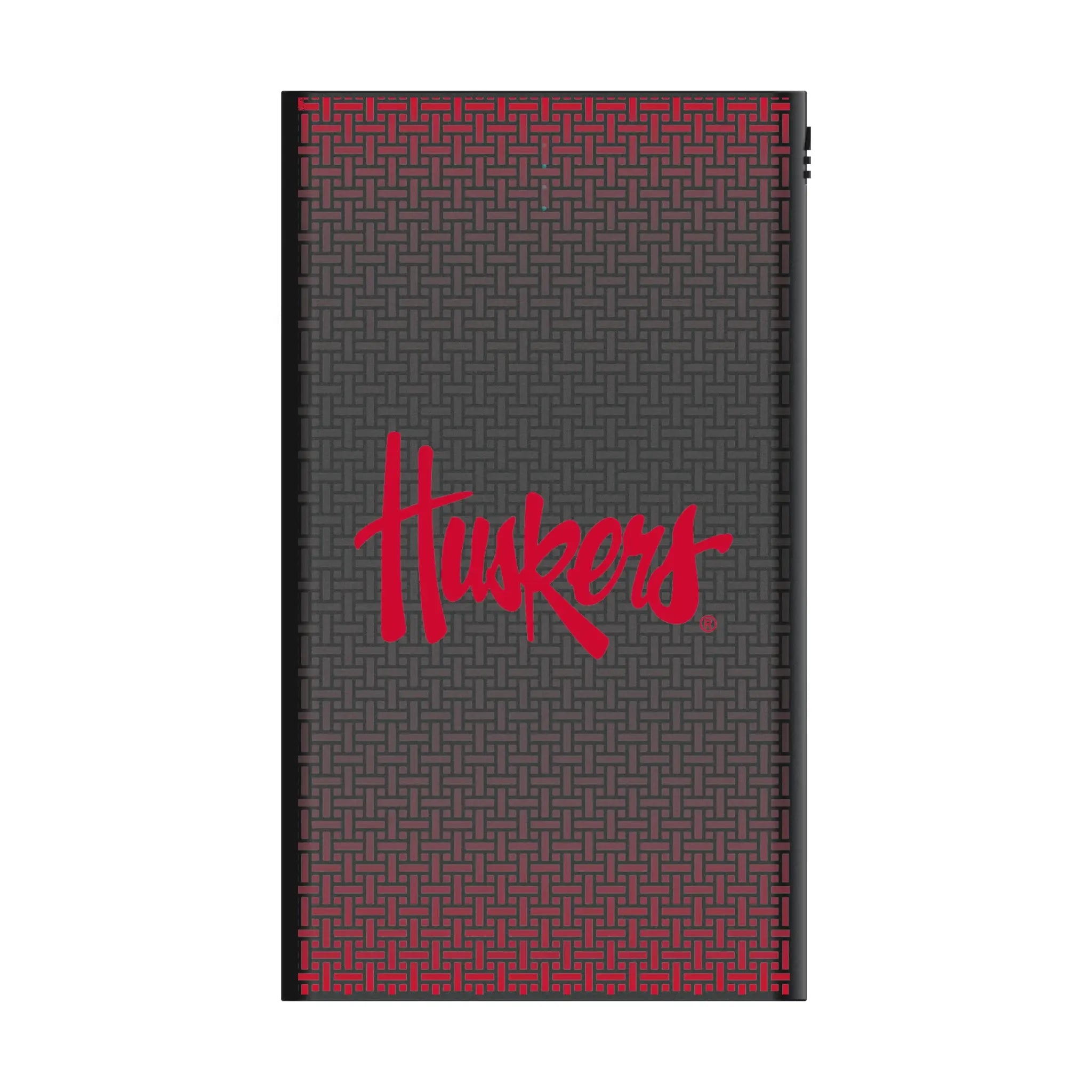 University of Nebraska Huskers Linen 5000mAh Flat Powerbank