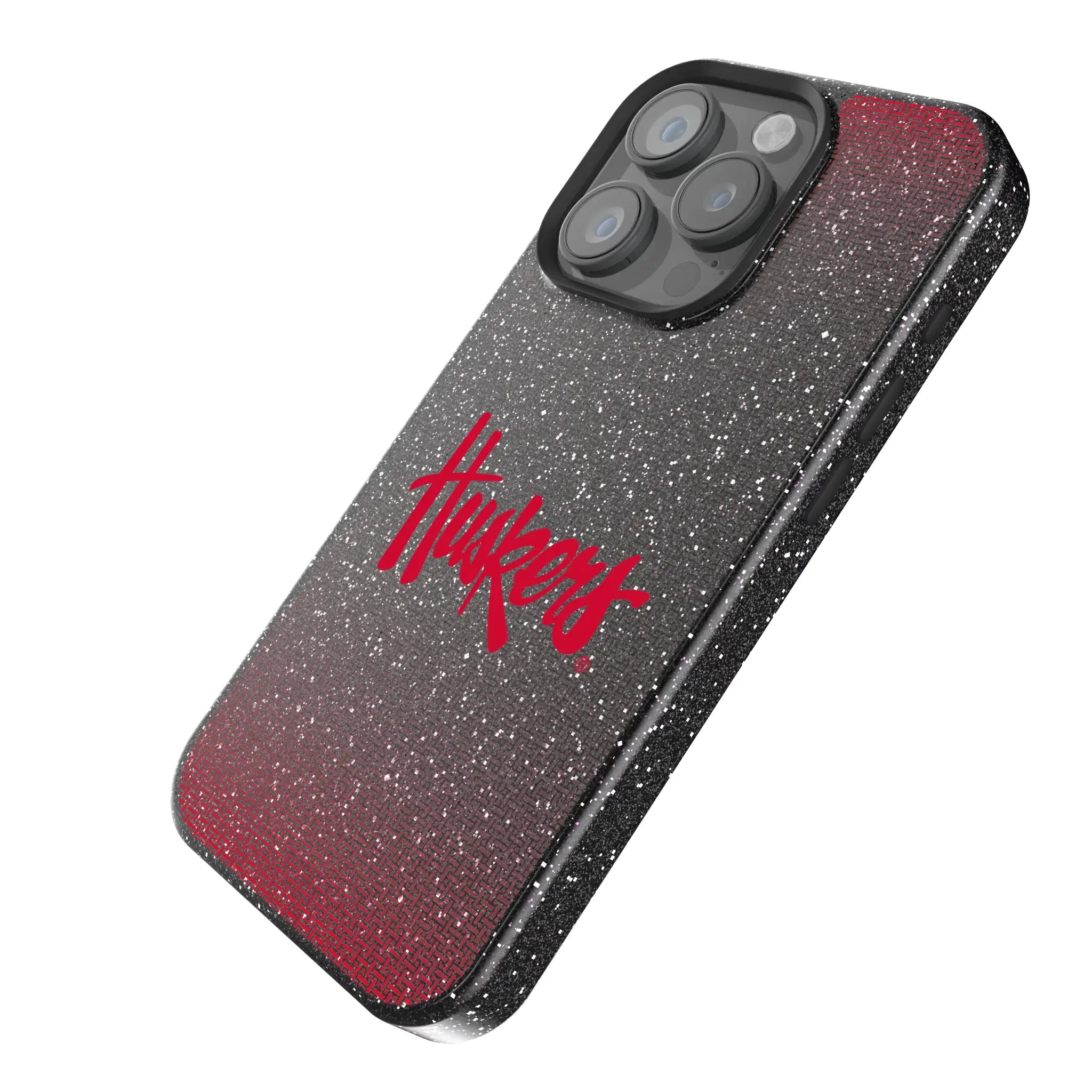 University of Nebraska Huskers Linen Bling Phone Case for Apple iPhone