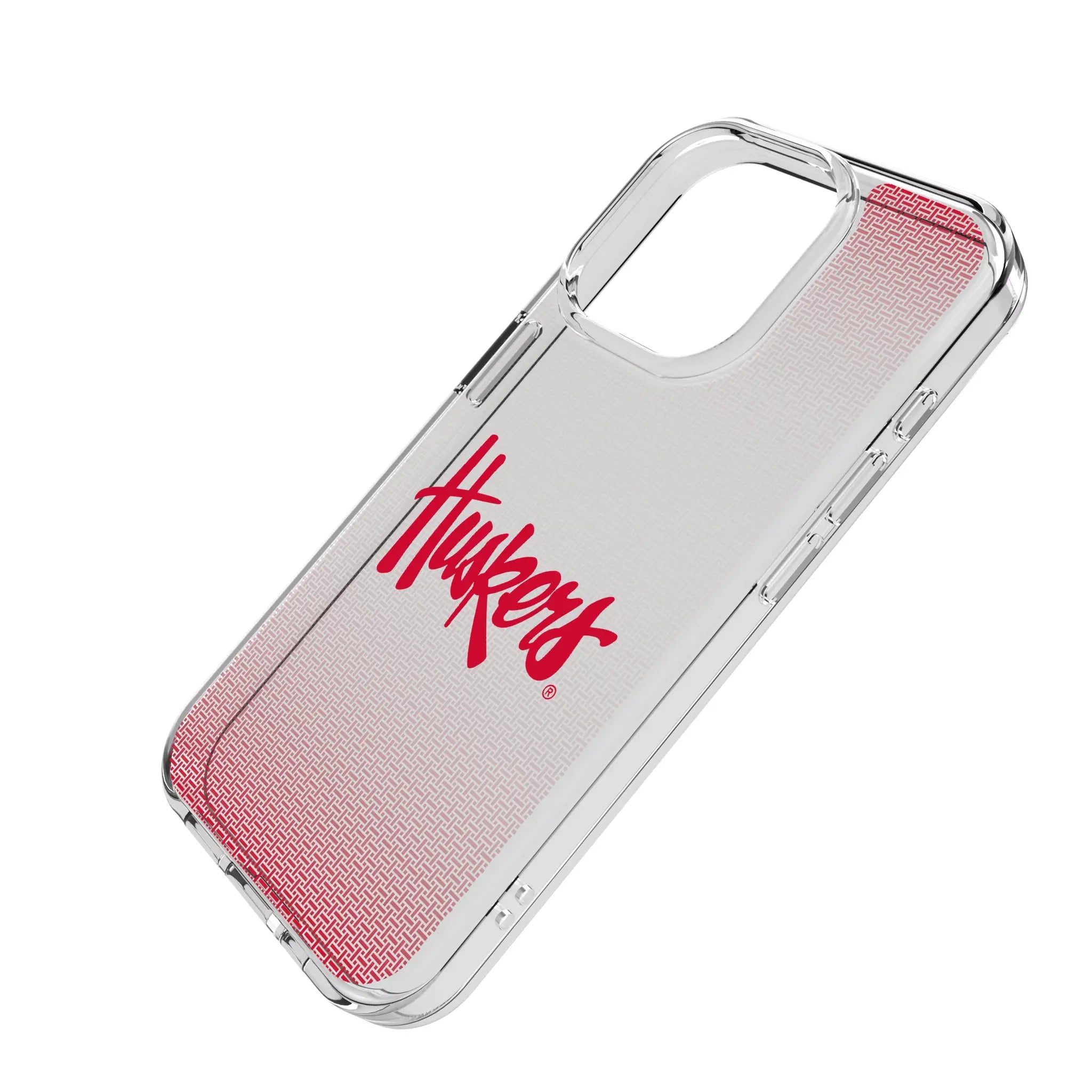 University of Nebraska Huskers Linen Clear Phone Case for Apple iPhone