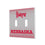 University of Nebraska Huskers Linen Hidden-Screw Light Switch Plate