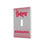 University of Nebraska Huskers Linen Hidden-Screw Light Switch Plate