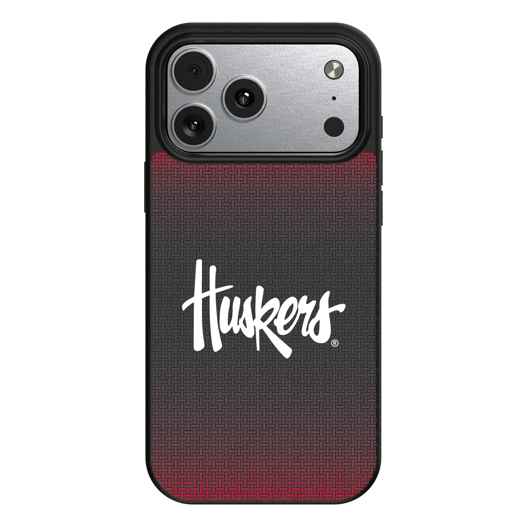 University of Nebraska Huskers Linen MagSafe Compatible Phone Case for Apple iPhone
