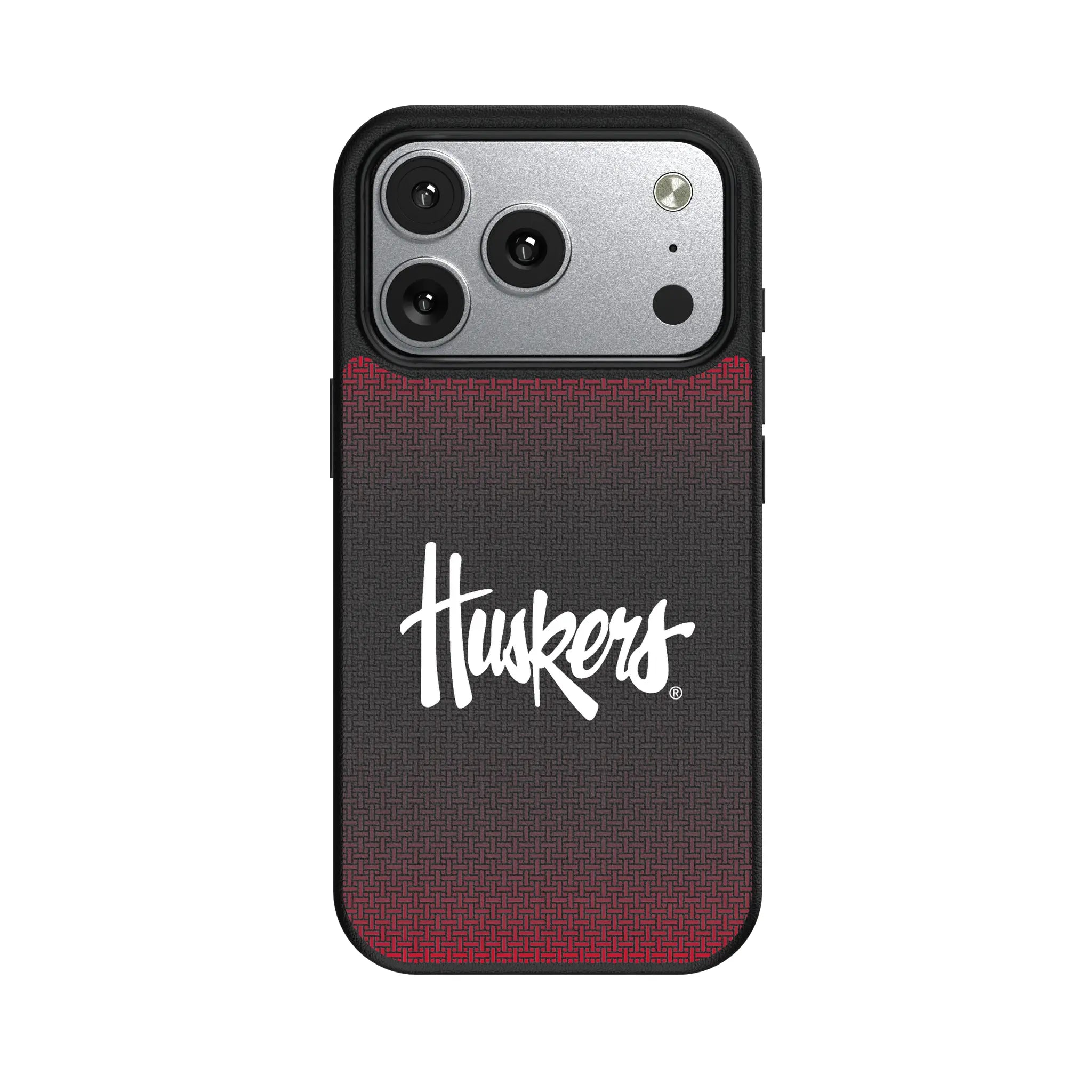 University of Nebraska Huskers Linen MagSafe Compatible Phone Case for Apple iPhone