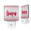 University of Nebraska Huskers Linen Night Light 2-Pack