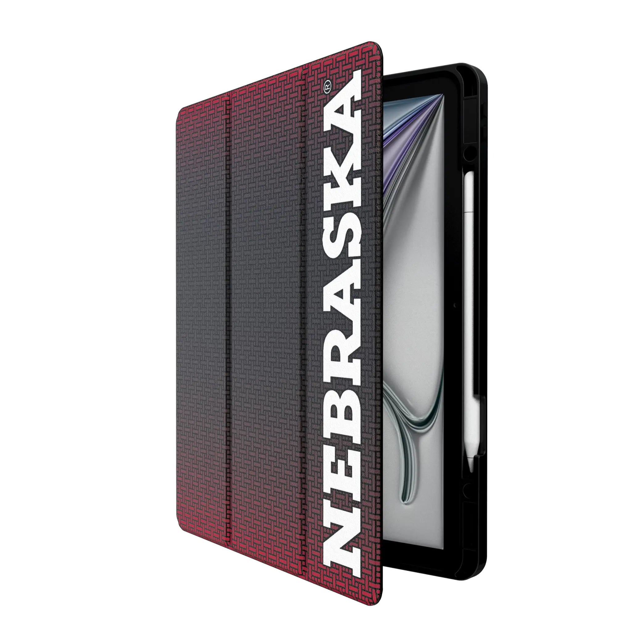 University of Nebraska Huskers Linen Tablet Case for Apple iPad