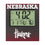 University of Nebraska Huskers Linen Wall Clock