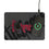 University of Nebraska Huskers Monocolor Tilt 15-Watt Wireless Charger and Mouse Pad