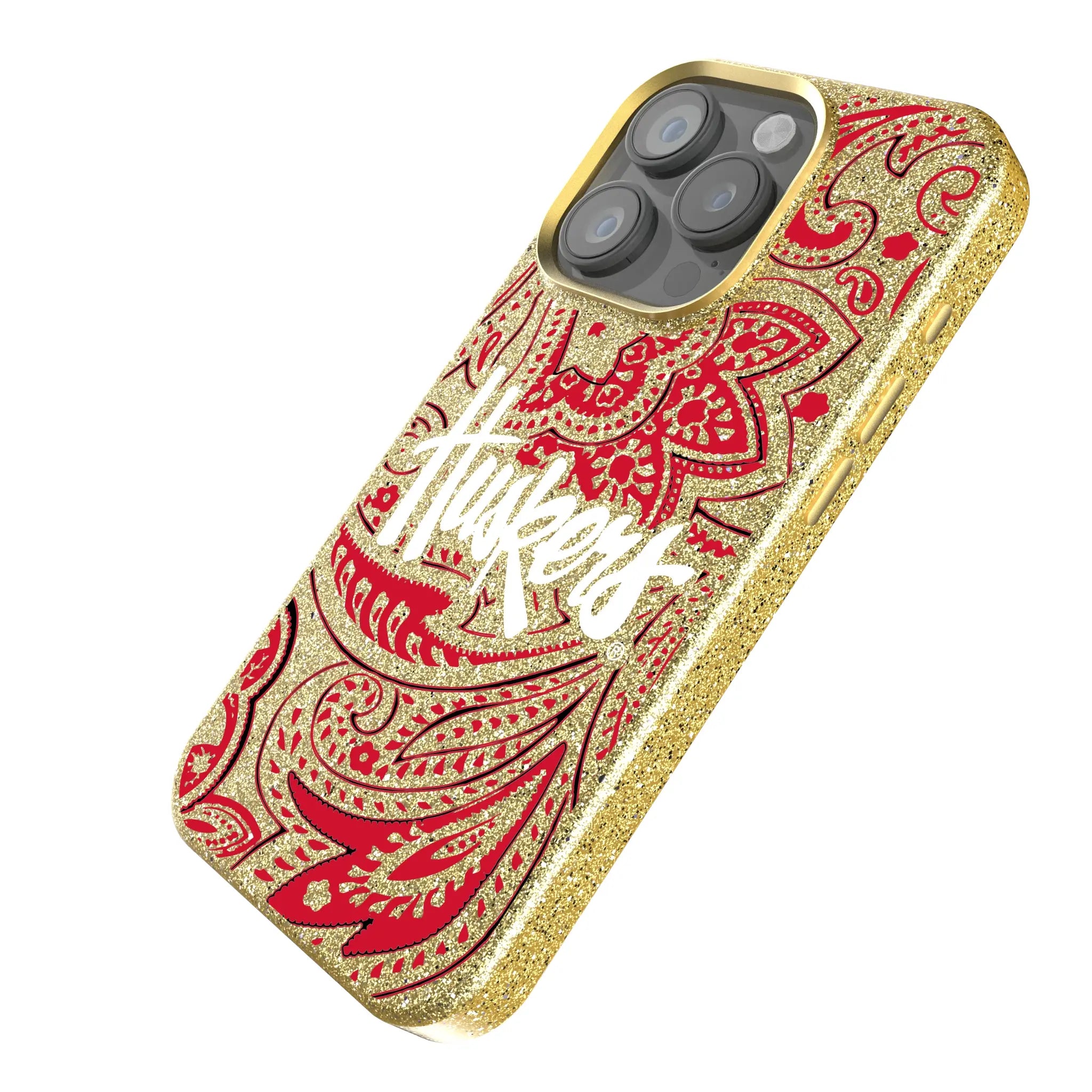 University of Nebraska Huskers Paisley Bling Phone Case