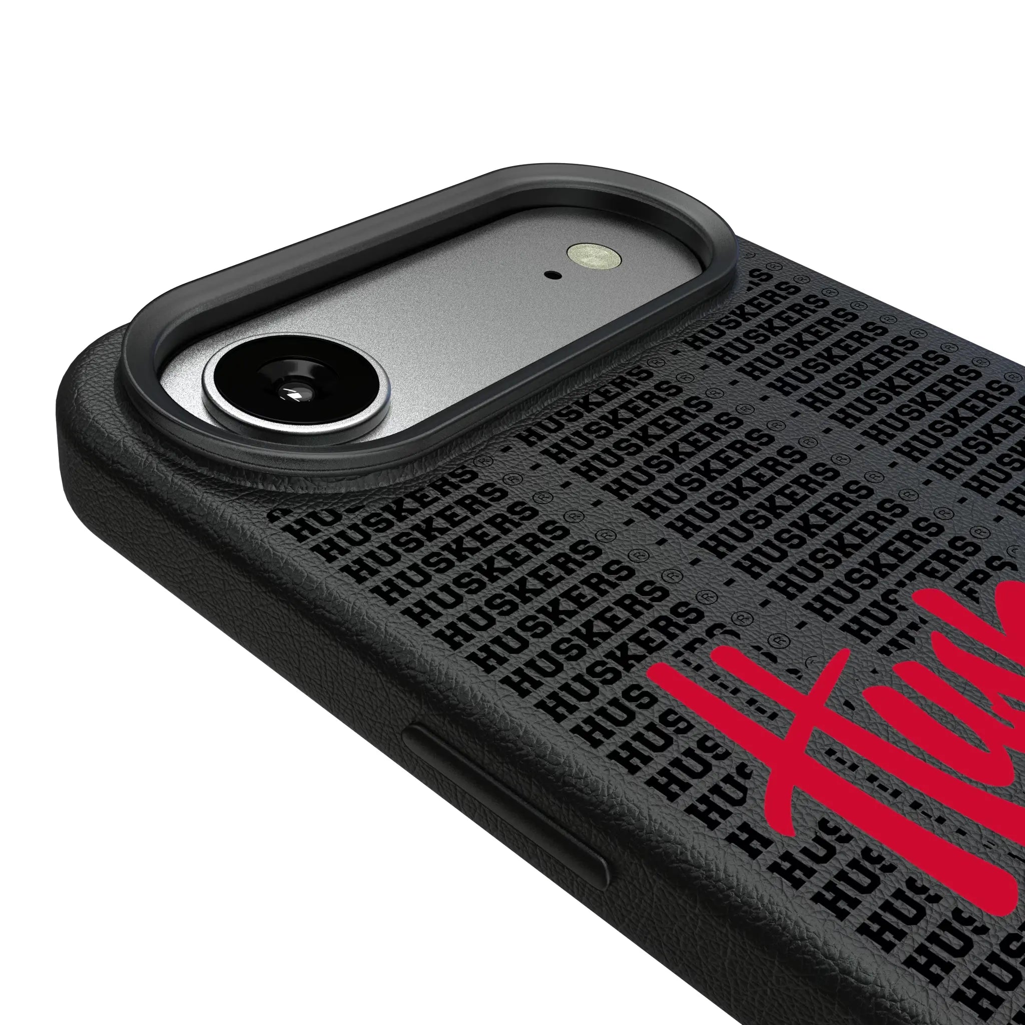 University of Nebraska Huskers Text Backdrop MagSafe Compatible Phone Case for Apple iPhone