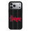 University of Nebraska Huskers Text Backdrop MagSafe Compatible Phone Case for Apple iPhone