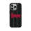 University of Nebraska Huskers Text Backdrop MagSafe Compatible Phone Case for Apple iPhone