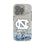 University of North Carolina Tar Heels Confetti Clear Phone Case for Apple iPhone