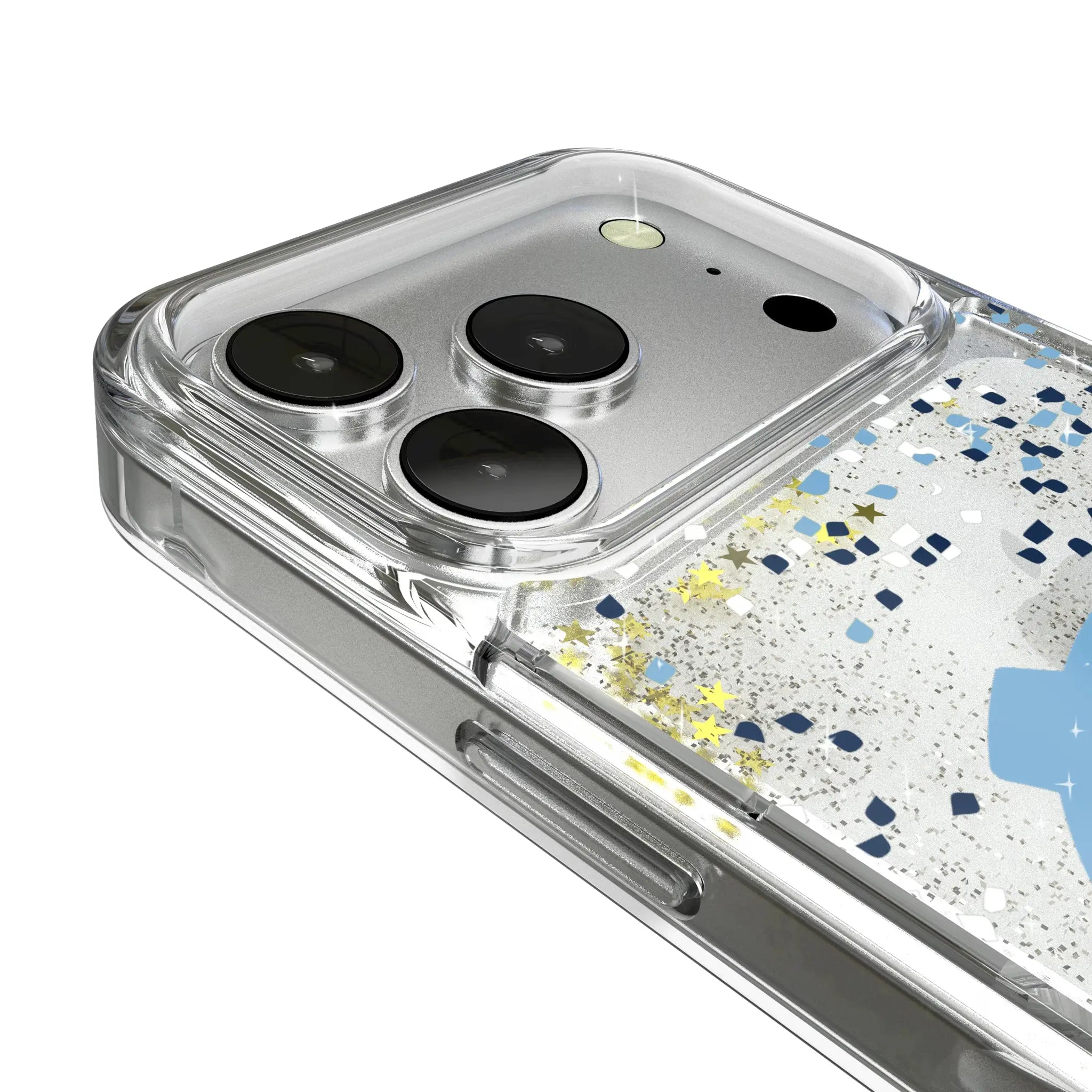 University of North Carolina Tar Heels Confetti Glitter Phone Case