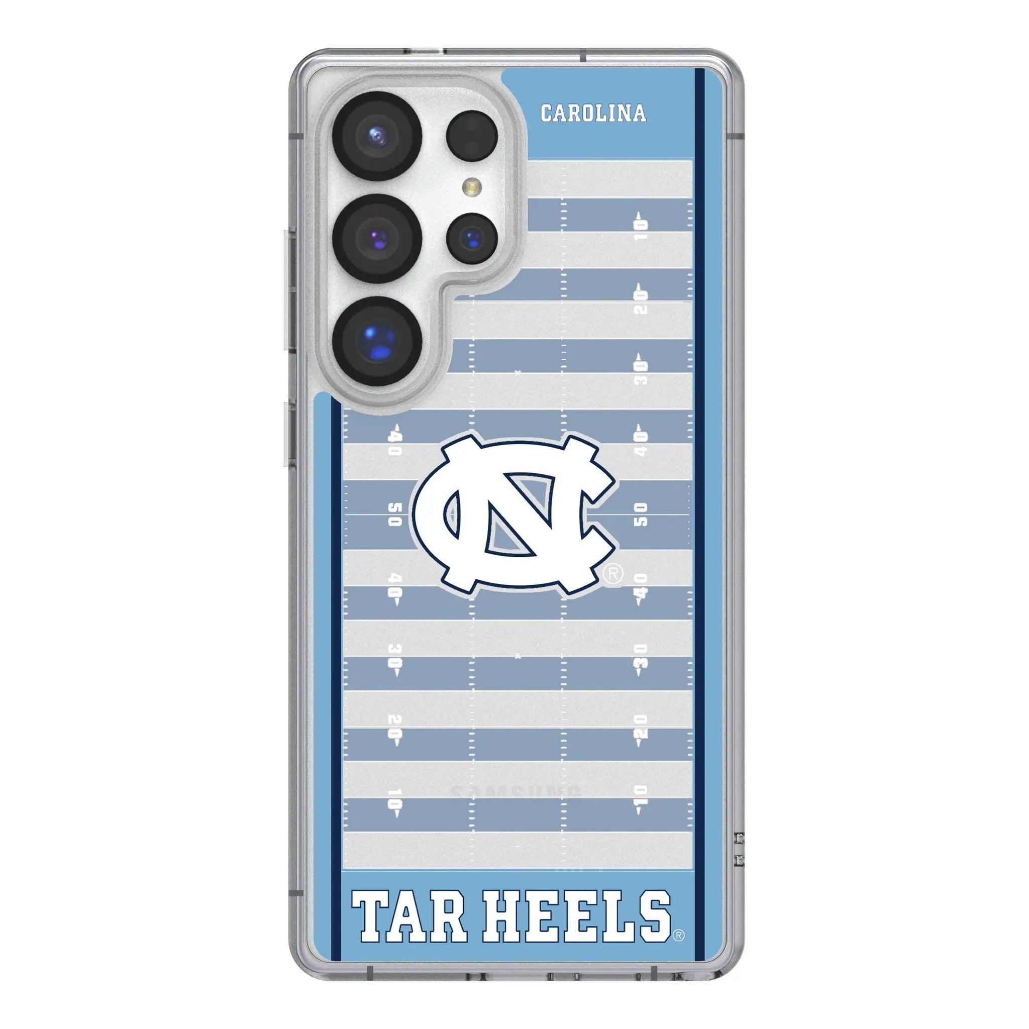 University of North Carolina Tar Heels Field Clear Phone Case for Samsung Galaxy