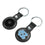University of North Carolina Tar Heels Insignia Black Airtag Holder 2-Pack